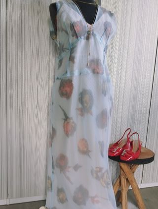 Vestido organza Zara Studio 2024