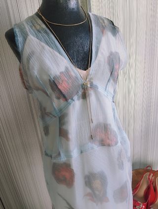 Vestido organza Zara Studio 2024