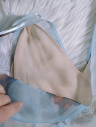 Vestido organza Zara Studio 2024