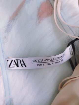 Vestido organza Zara Studio 2024