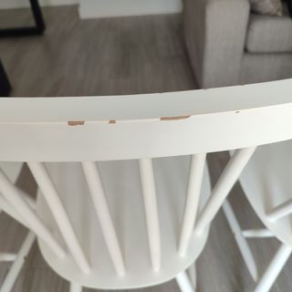 4 Sillas Banak Blancas de Madera