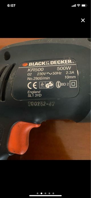 Taladro Black&Decker KR500 - 500W