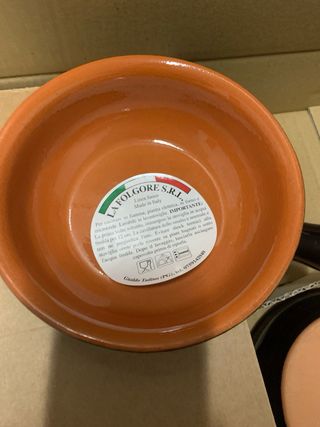 Ciotole terracotta LA FOLGORE