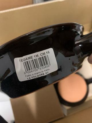 Ciotole terracotta LA FOLGORE