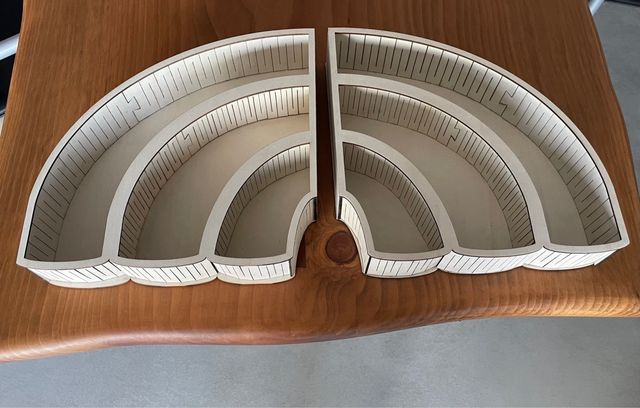 Portaconfetti o caramelle Arcobaleno battesimo