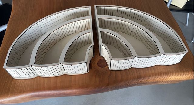 Portaconfetti o caramelle Arcobaleno battesimo