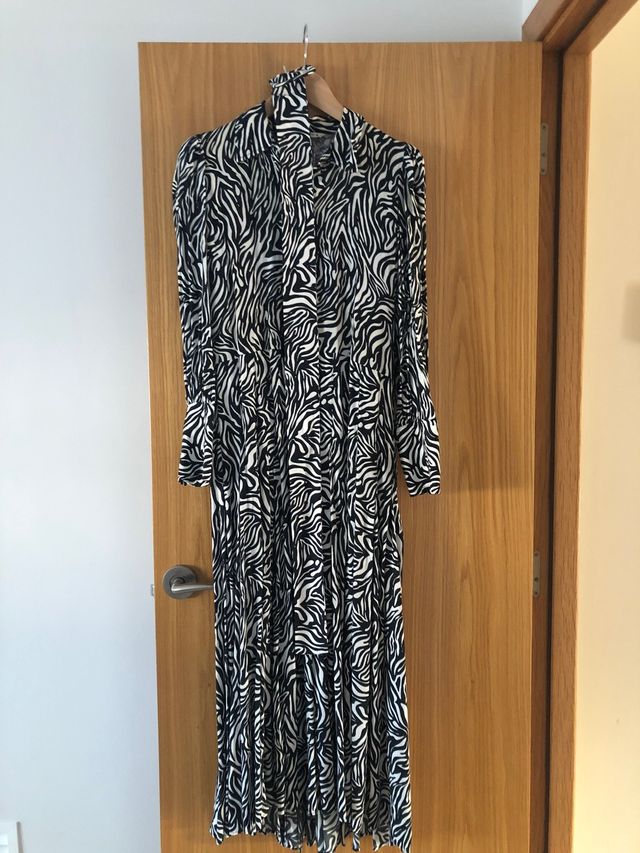 Vestido animal print