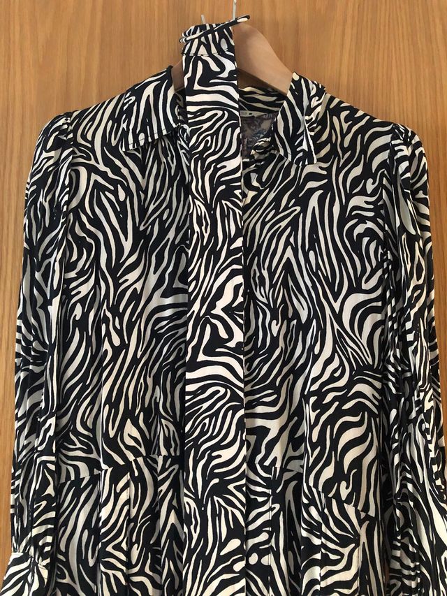 Vestido animal print