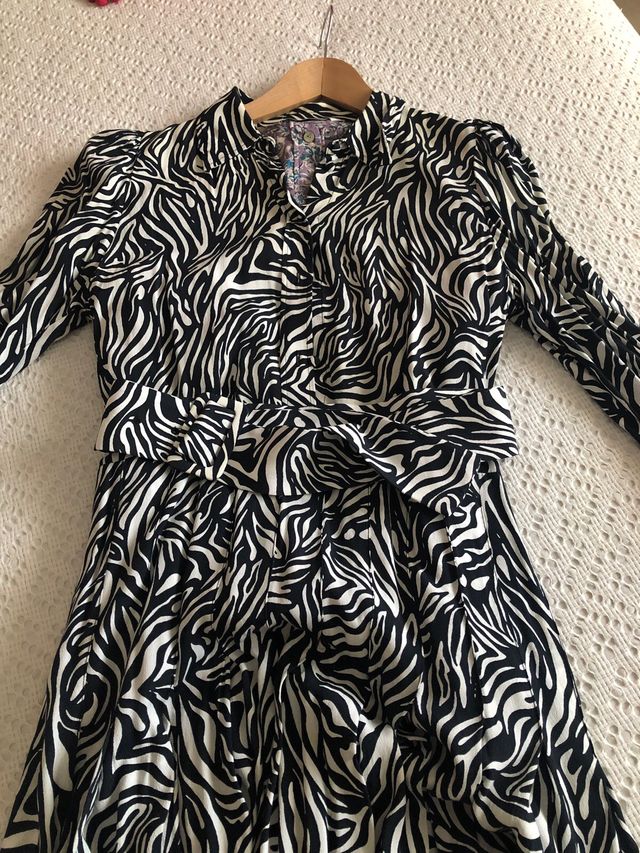 Vestido animal print