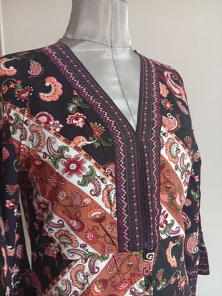 Vestito lungo paisley