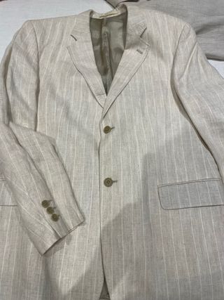 Chaqueta hombre lino