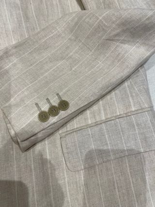 Chaqueta hombre lino