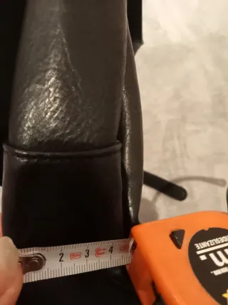 Bolso negro polipiel mujer