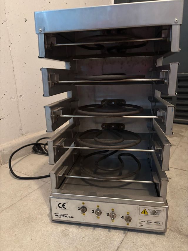 Horno para pizzas y paellas Meritem