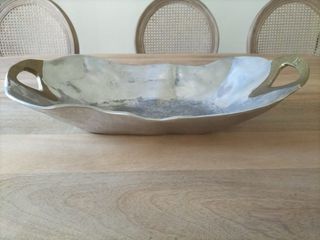 Bandeja metal David Marshall - Plateada