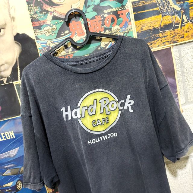 Camiseta Hard Rock Cafe Hollywood Vintage Unisex