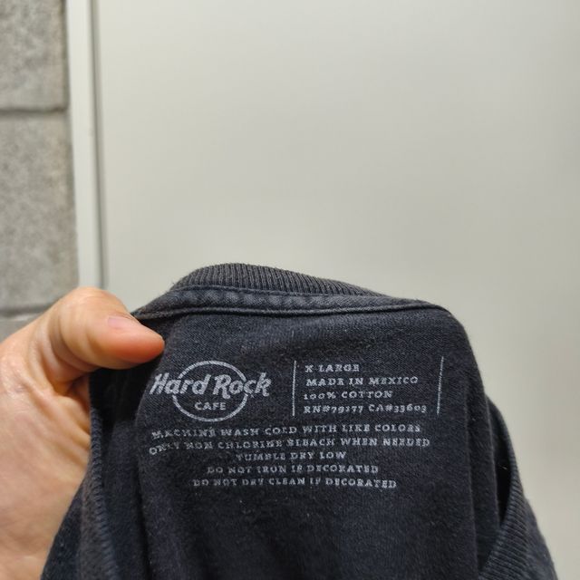 Camiseta Hard Rock Cafe Hollywood Vintage Unisex