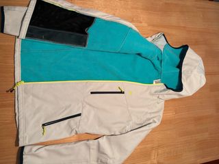 Chaqueta trekking impermeable mujer