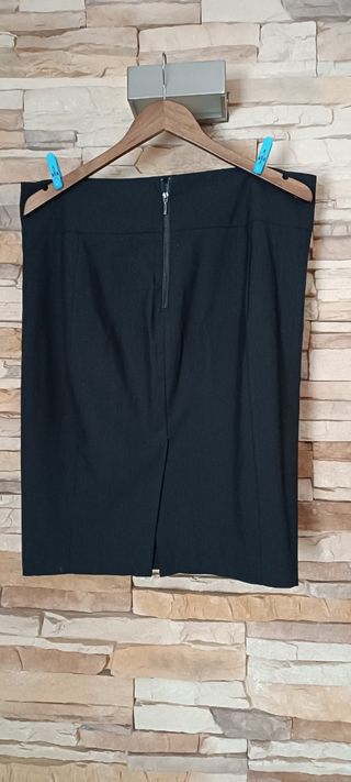 Falda negra Zara - Talla 8
