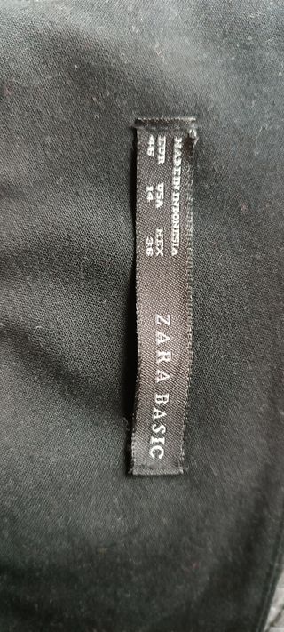 Falda negra Zara - Talla 8