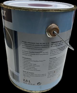 SMALTO IN FERRO BATTUTO ROSSO RUGGINE PROCOFER 2,5 L