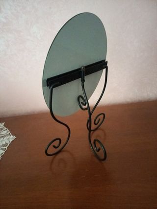 Specchio da tavolo ovale - vintage
