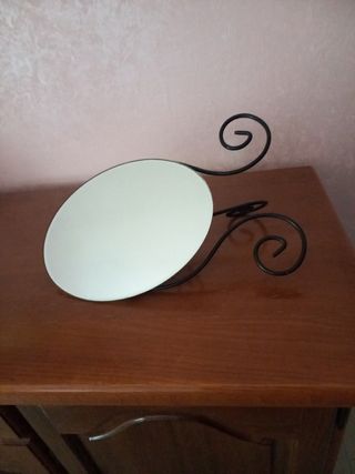 Specchio da tavolo ovale - vintage