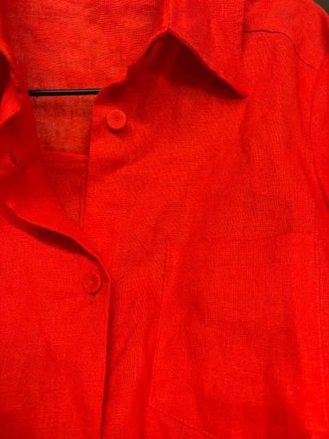 camisa 100 % lino. S. Mango.