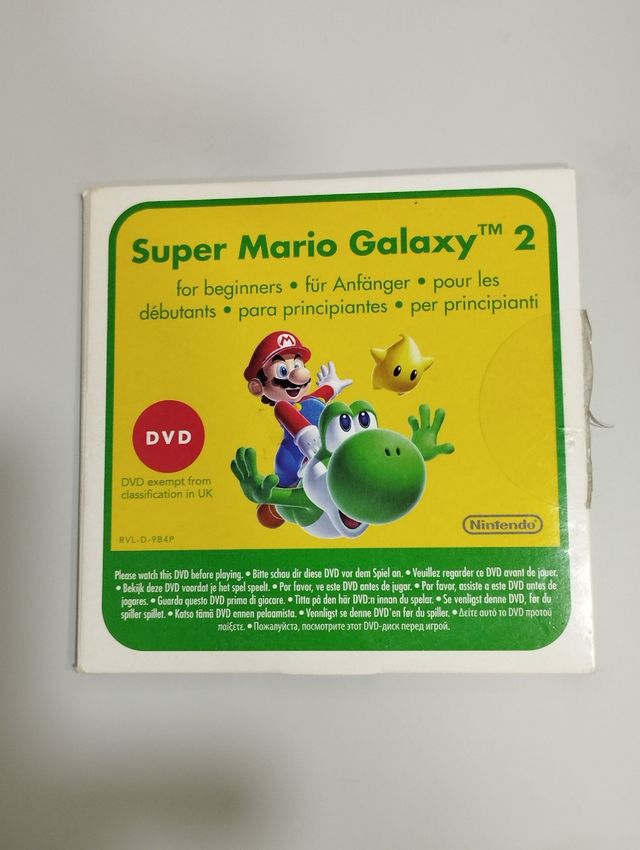 Super Mario Galaxy 2 DVD guía