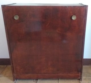 Mueble cama plegable antiguo