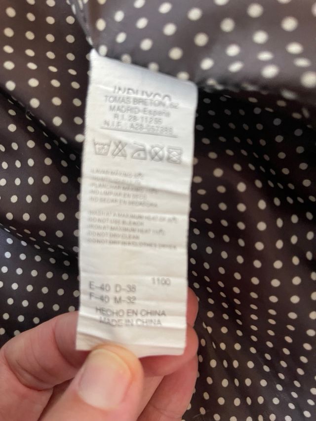 Gabardina chaqueta TINTORETTO talla 40