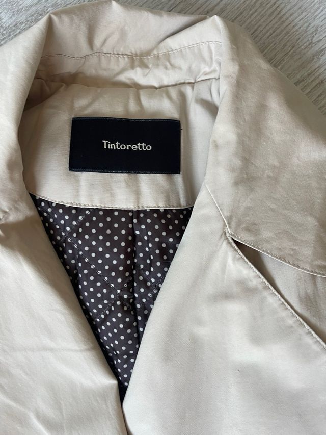 Gabardina chaqueta TINTORETTO talla 40