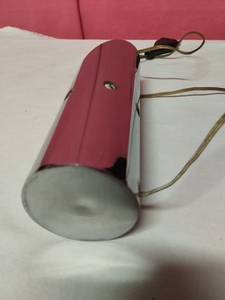 Lampada da tavolo anni 70 design cromata