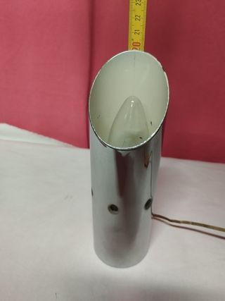 Lampada da tavolo anni 70 design cromata