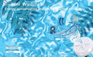 Mini Lavadora Ultrasónica Portátil