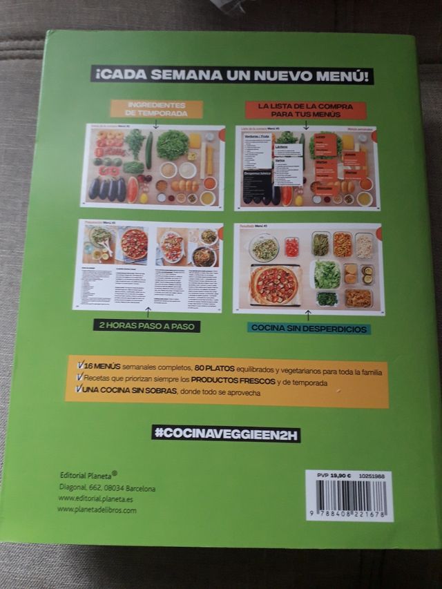 Cocina veggie en 2 horas para toda la semana: L...