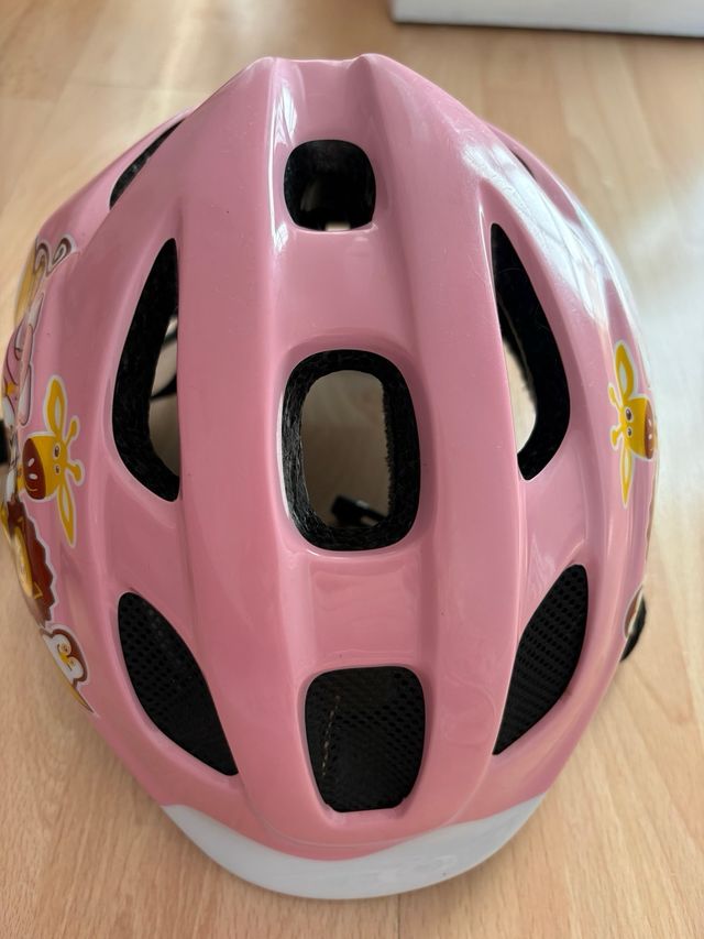 Casco bici niña BTWIN XS rosa