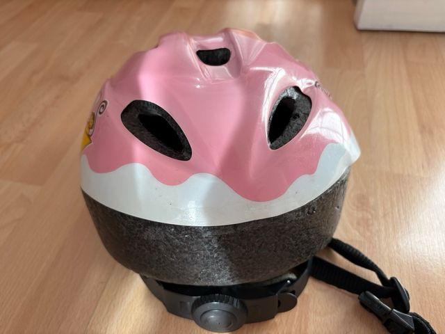 Casco bici niña BTWIN XS rosa