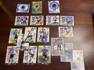 Hercules CF, Cromos Futbol, Lote de 19 Uniddaes