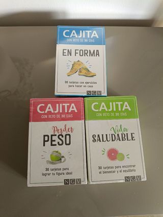 3 cajas de retos 30 días saludable