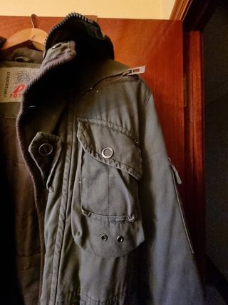 Chaqueta militar con muchos bolsillos UNISEX