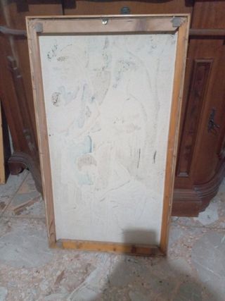 Quadro africano - Dipinto tela 80x45cm