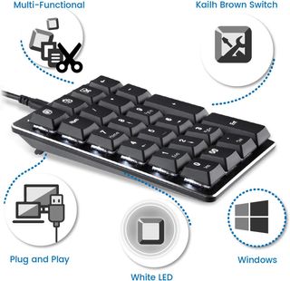 Teclado numérico perixx PERIPAD-303