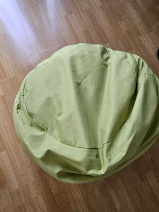 Puff verde con relleno