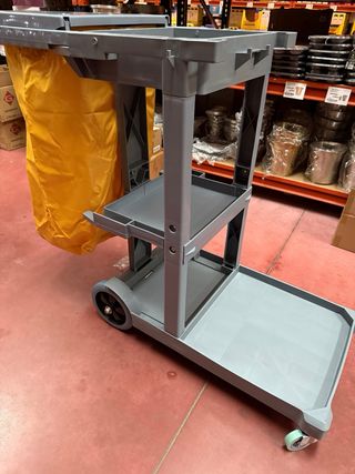 Carro limpieza industrial robusto