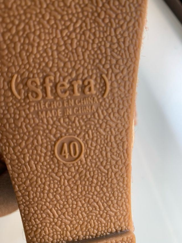 Sandalias de esparto con cuña