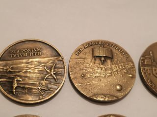 10 medallas antiguas de telefonica.