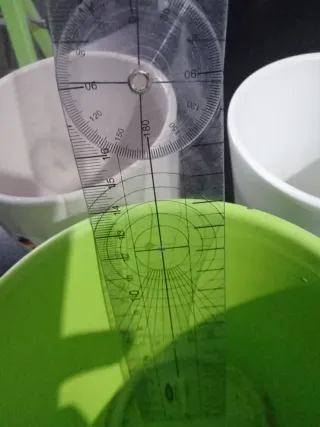 3 Macetas pequeñas - Verde, Blanco y Beig