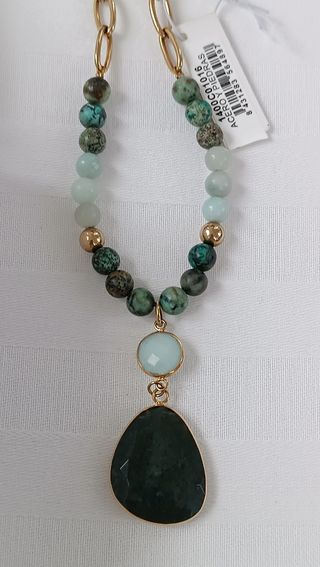 Collar Viceroy - Acero y Piedras