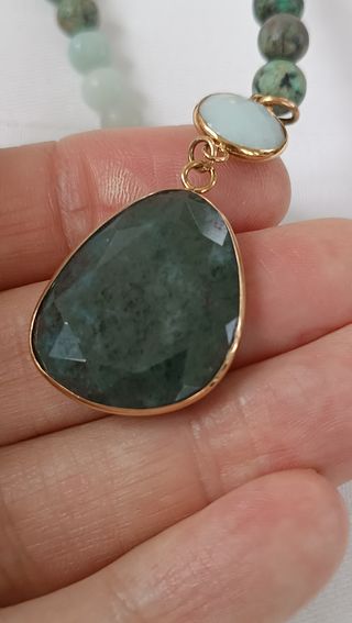 Collar Viceroy - Acero y Piedras